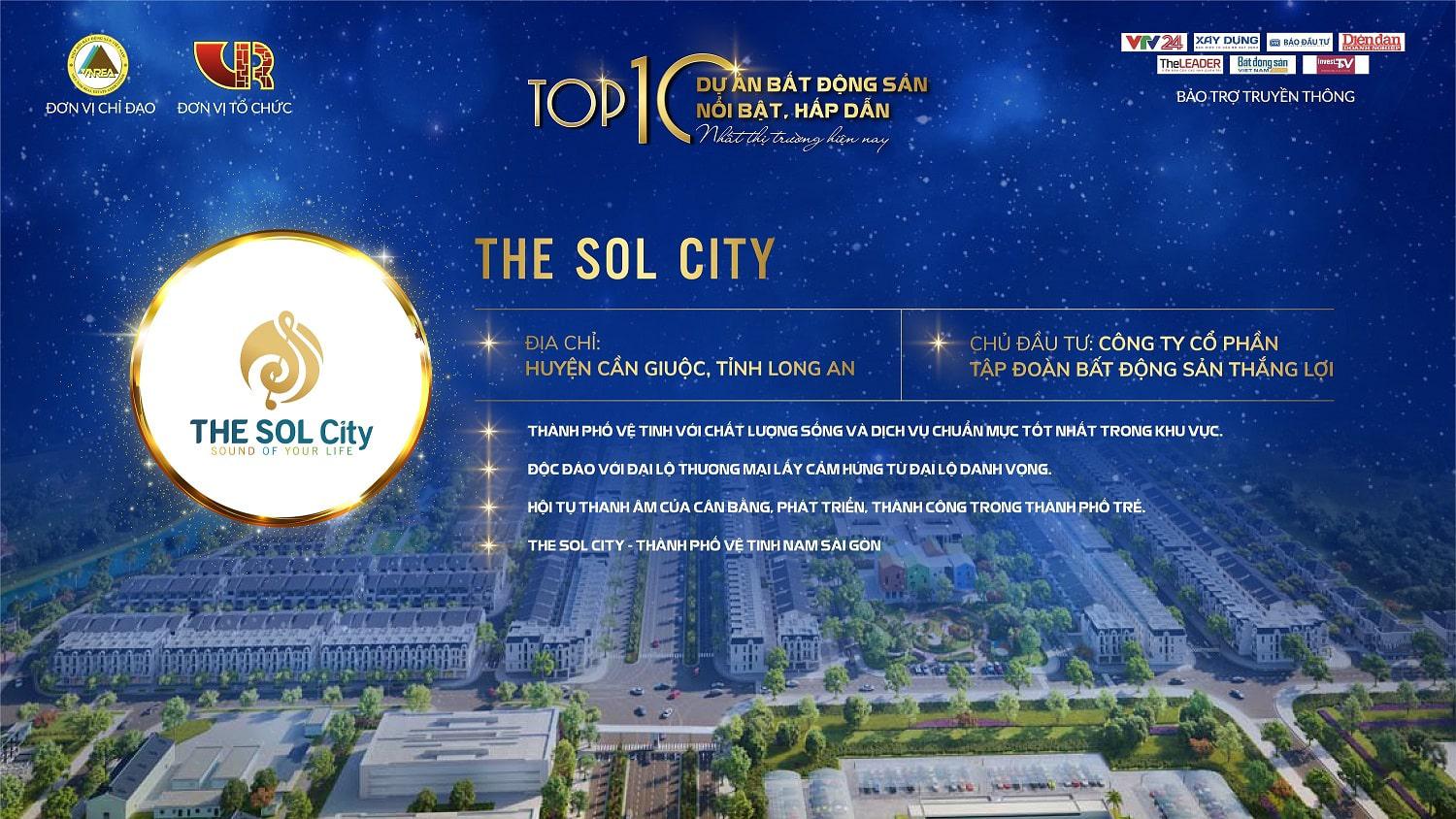 The Sol City được vinh danh trong “Top 10 Dự án Bất động sản nổi bật, hấp dẫn nhất thị trường” năm 2021